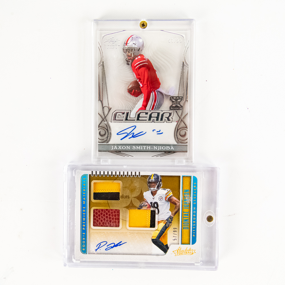 NFL Rookie Card Auto Number or Patch Assortment