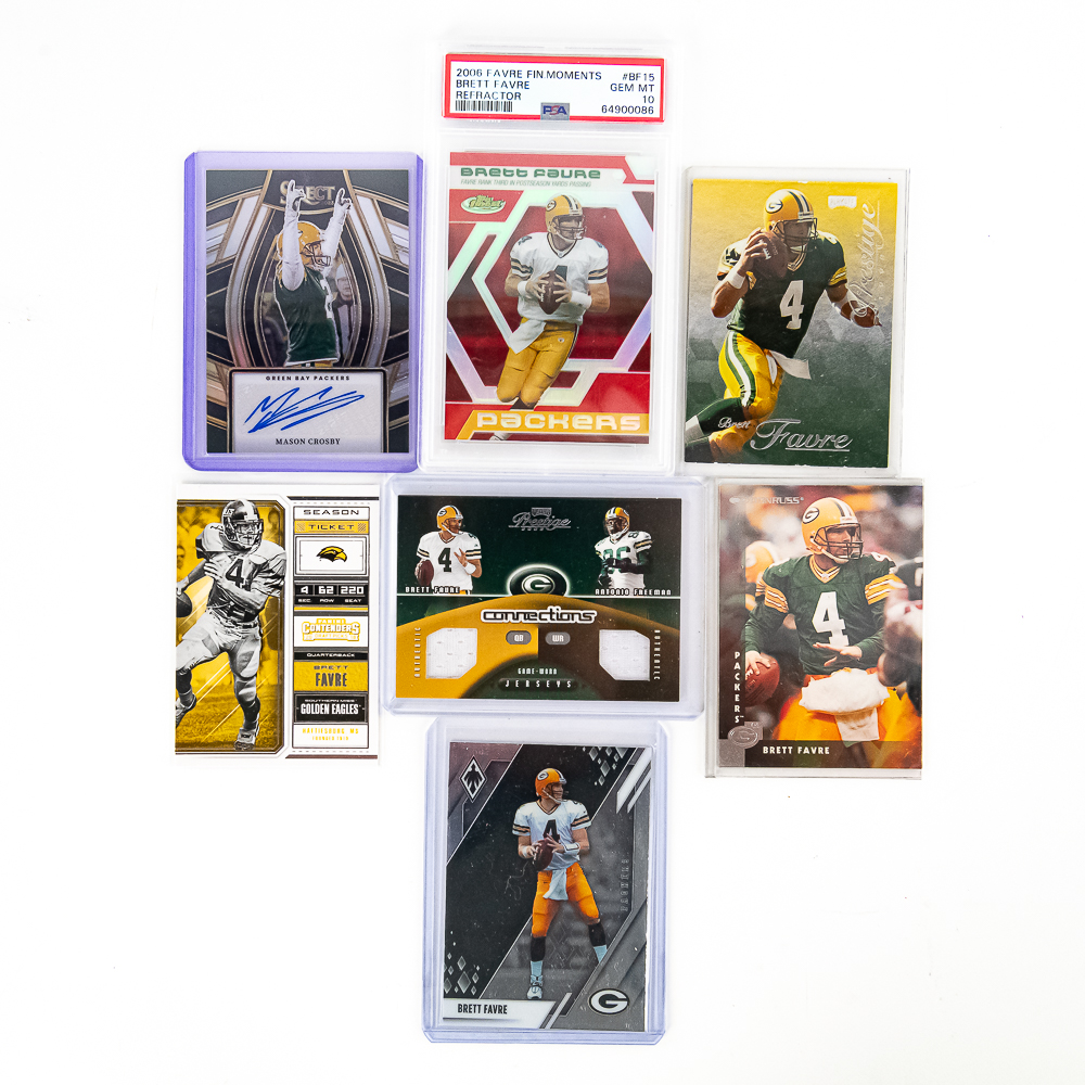 06 Finest Favre Refractor PSA 10 Crosby Auto More+