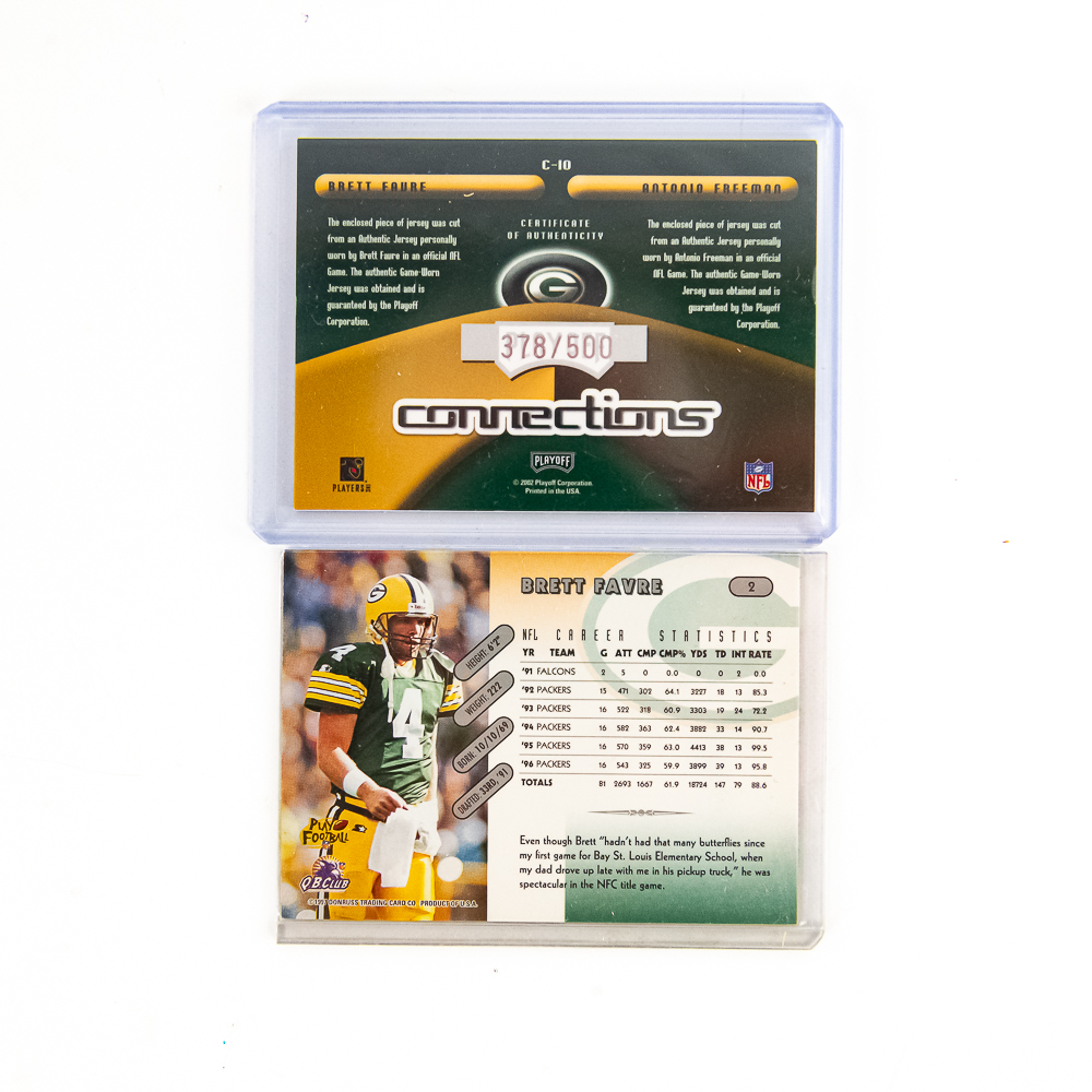 06 Finest Favre Refractor PSA 10 Crosby Auto More+