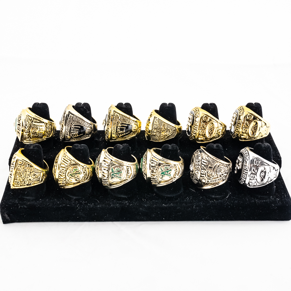(16) A's Orioles Pirates MLB Championship Rings +