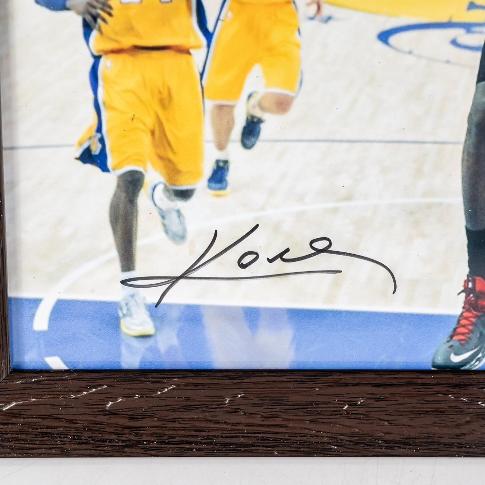 LeBron James & Kobe Bryant Signed Photo w COA