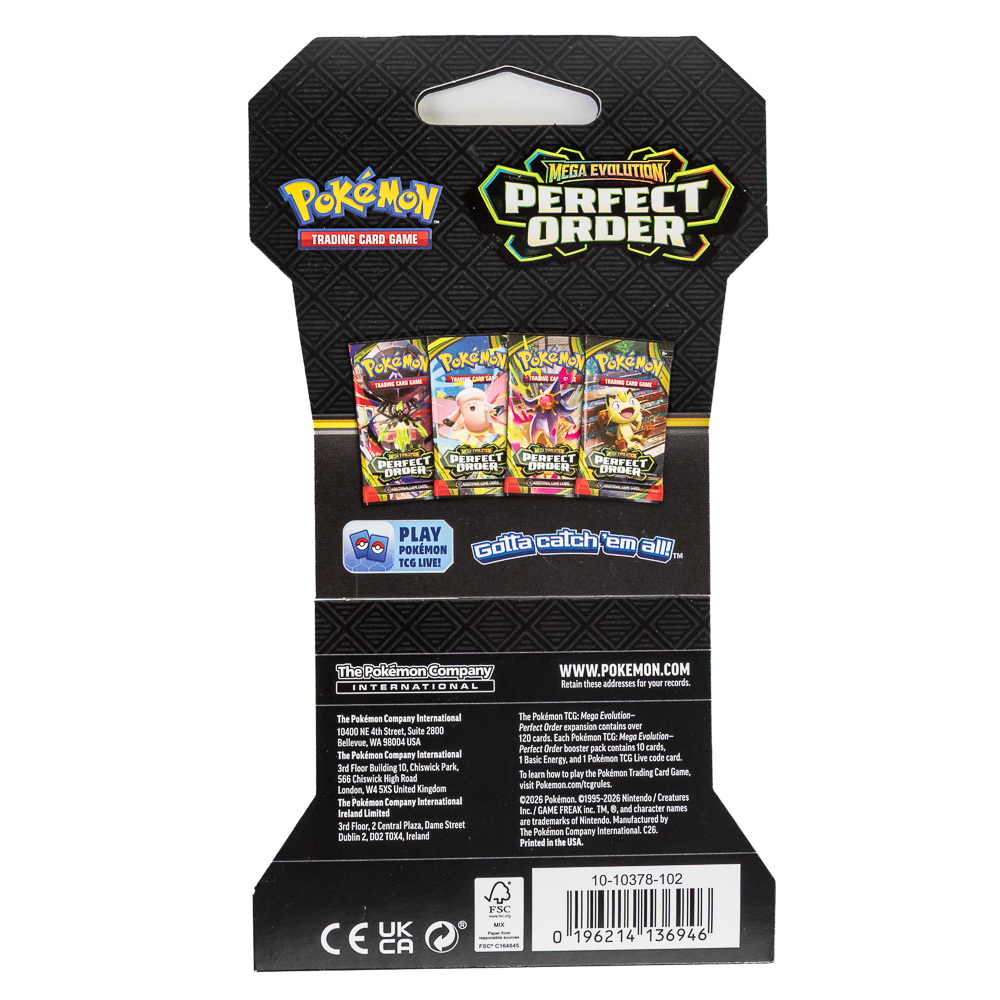 22 NIB Pokemon Perfect Order Starmie+ Booster Pack