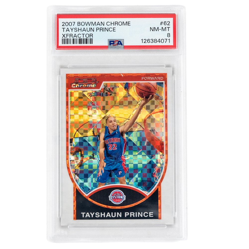 03 Topps Chrome NENE 07 Bowman Chrome Prince PSA