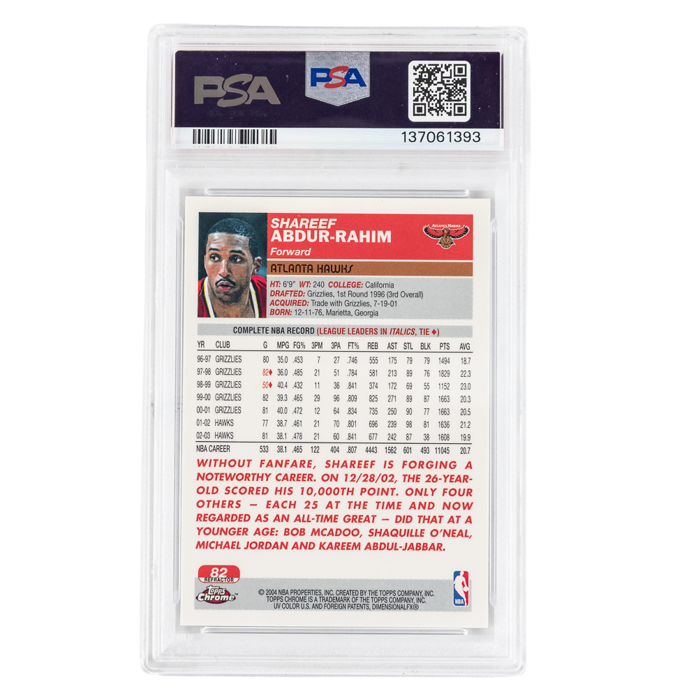03 Topps Chrome NENE 07 Bowman Chrome Prince PSA