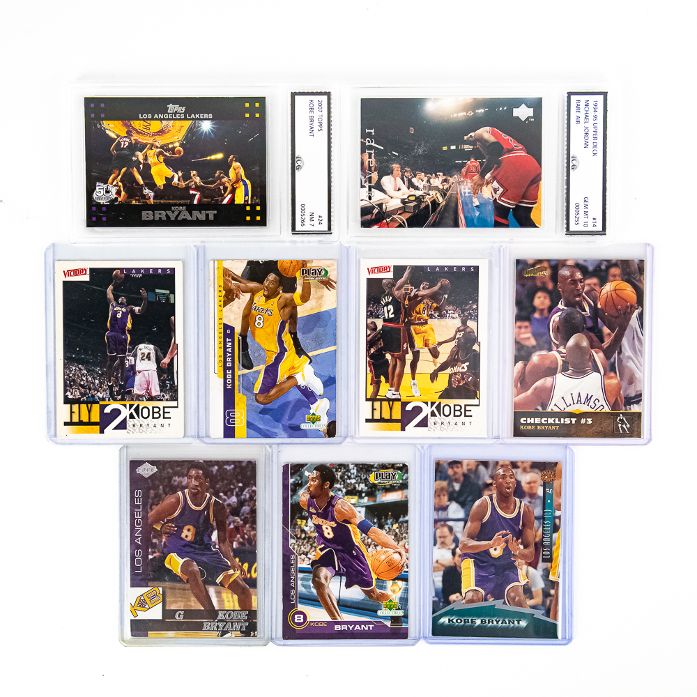 Michael Jordan & Kobe Bryant NBA Basketball Cards