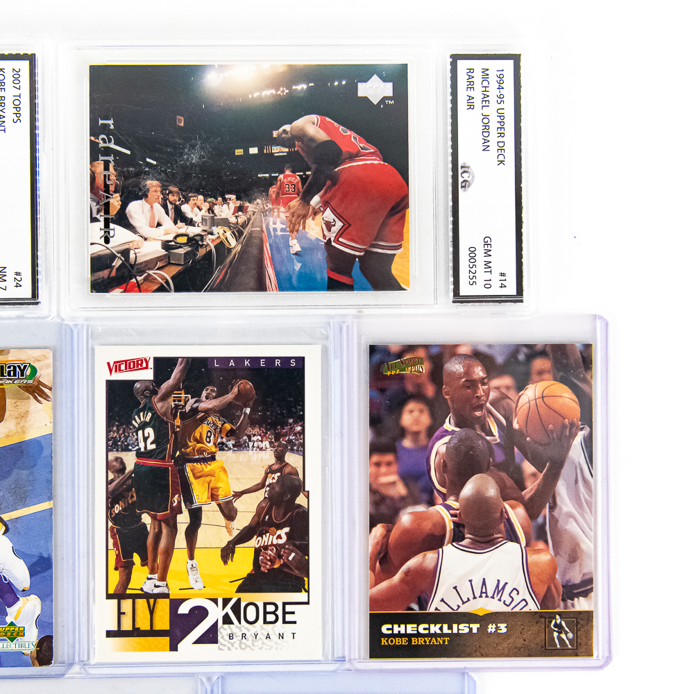 Michael Jordan & Kobe Bryant NBA Basketball Cards
