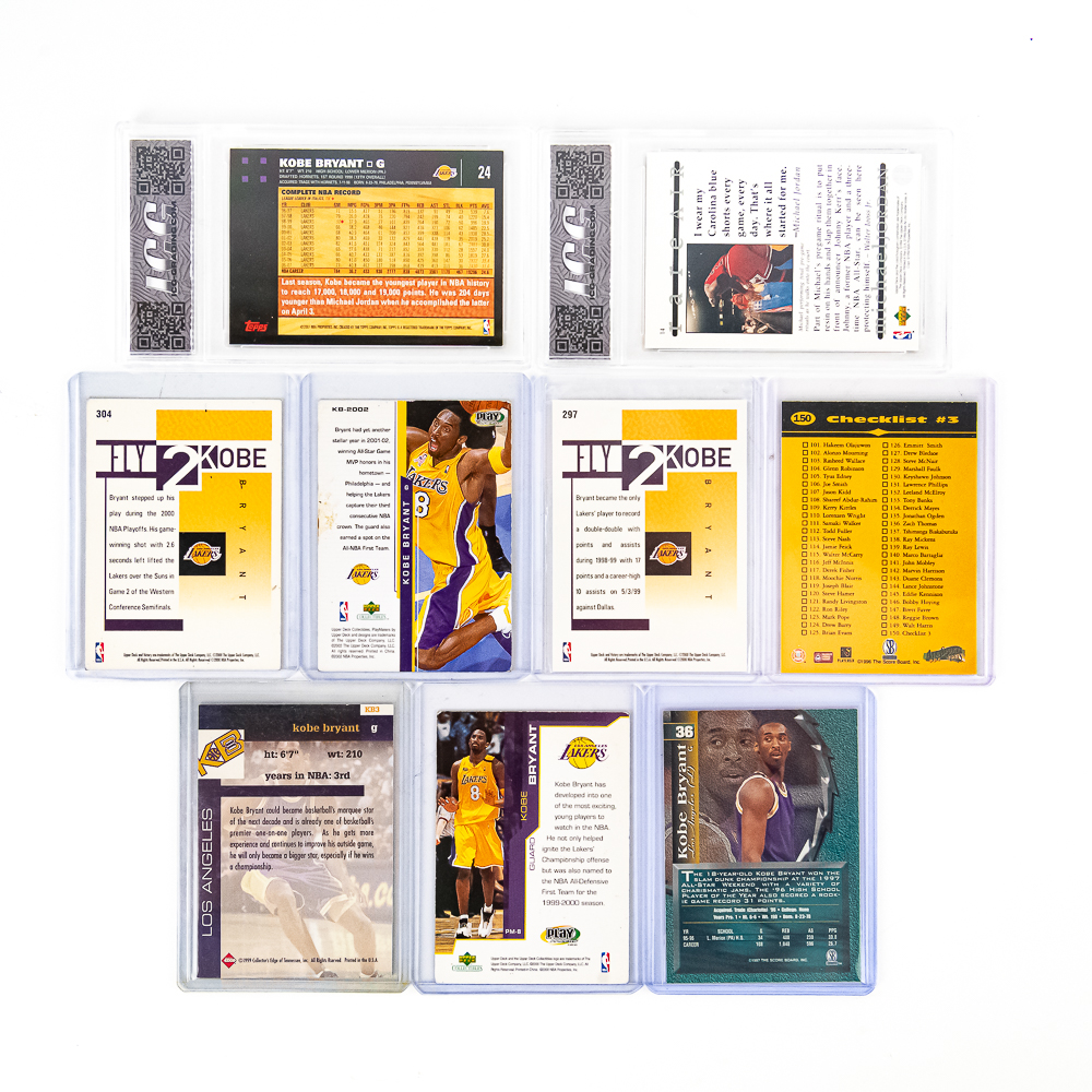 Michael Jordan & Kobe Bryant NBA Basketball Cards