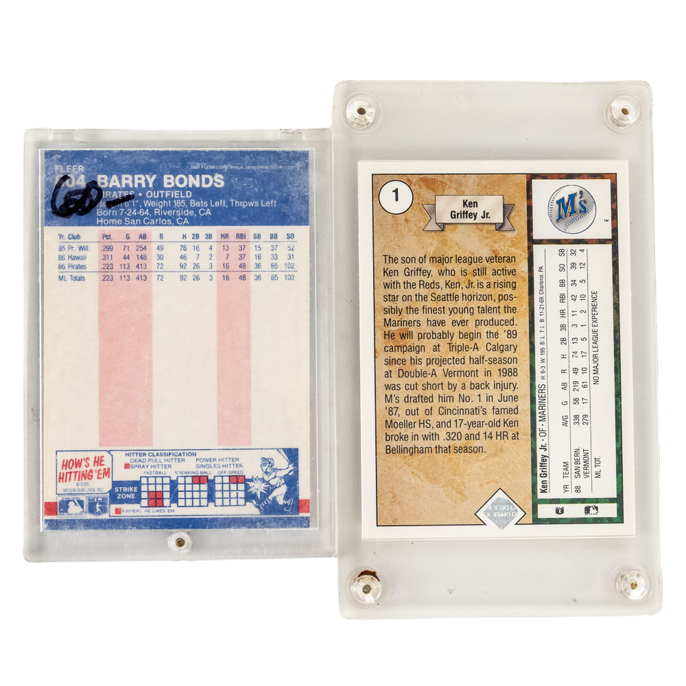 Barry Bonds & Ken Griffey Jr. MLB Card Assortment