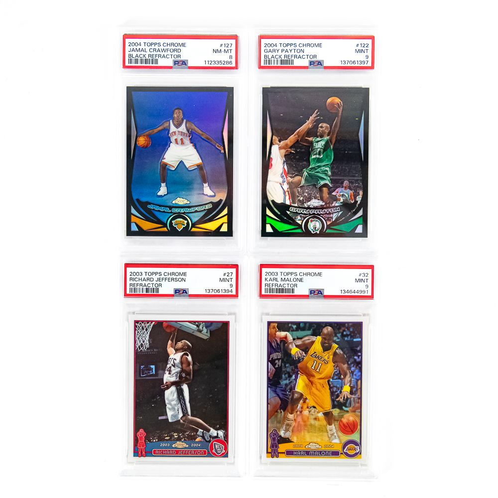 Payton Malone Jefferson Crawford Topps Chrome PSA9