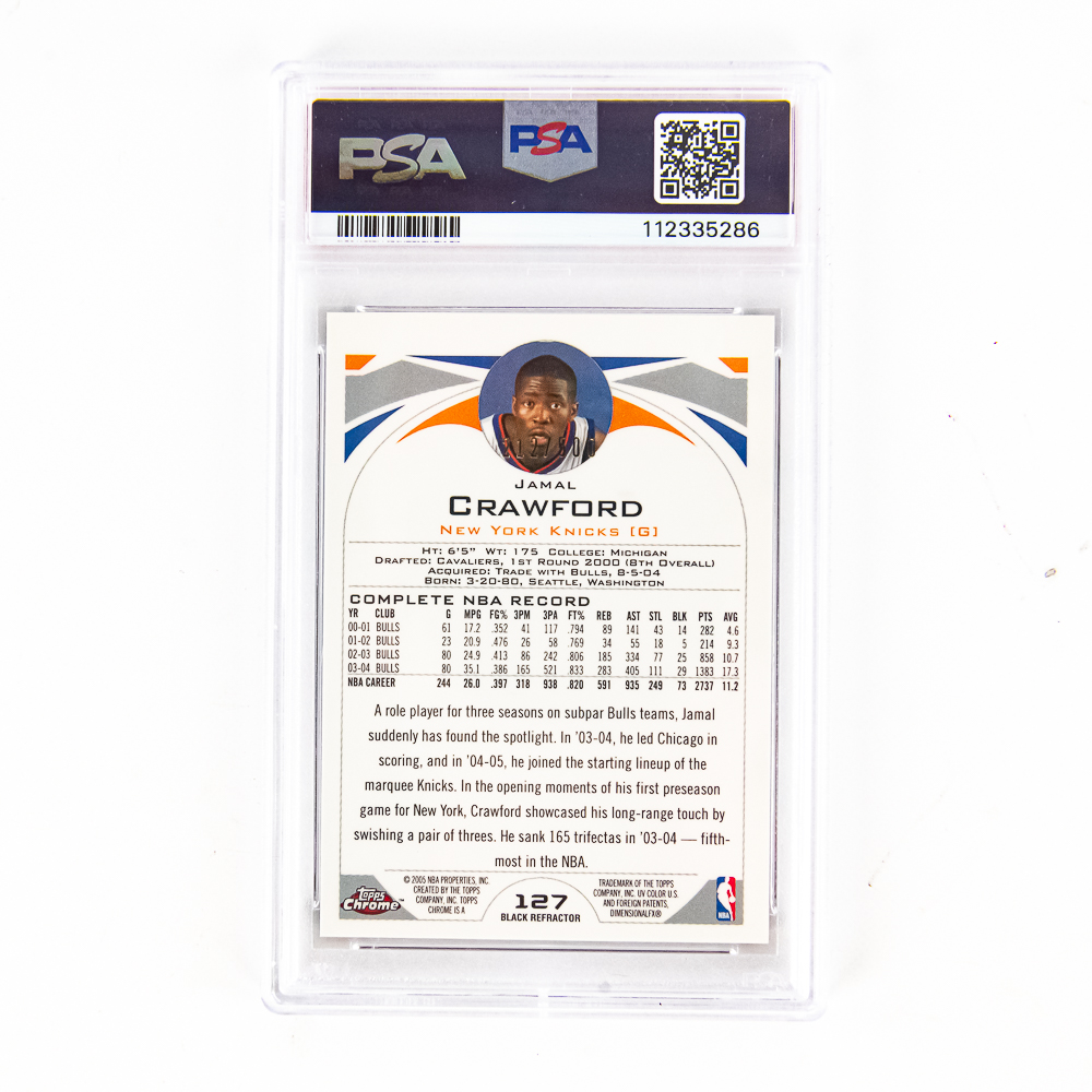 Payton Malone Jefferson Crawford Topps Chrome PSA9