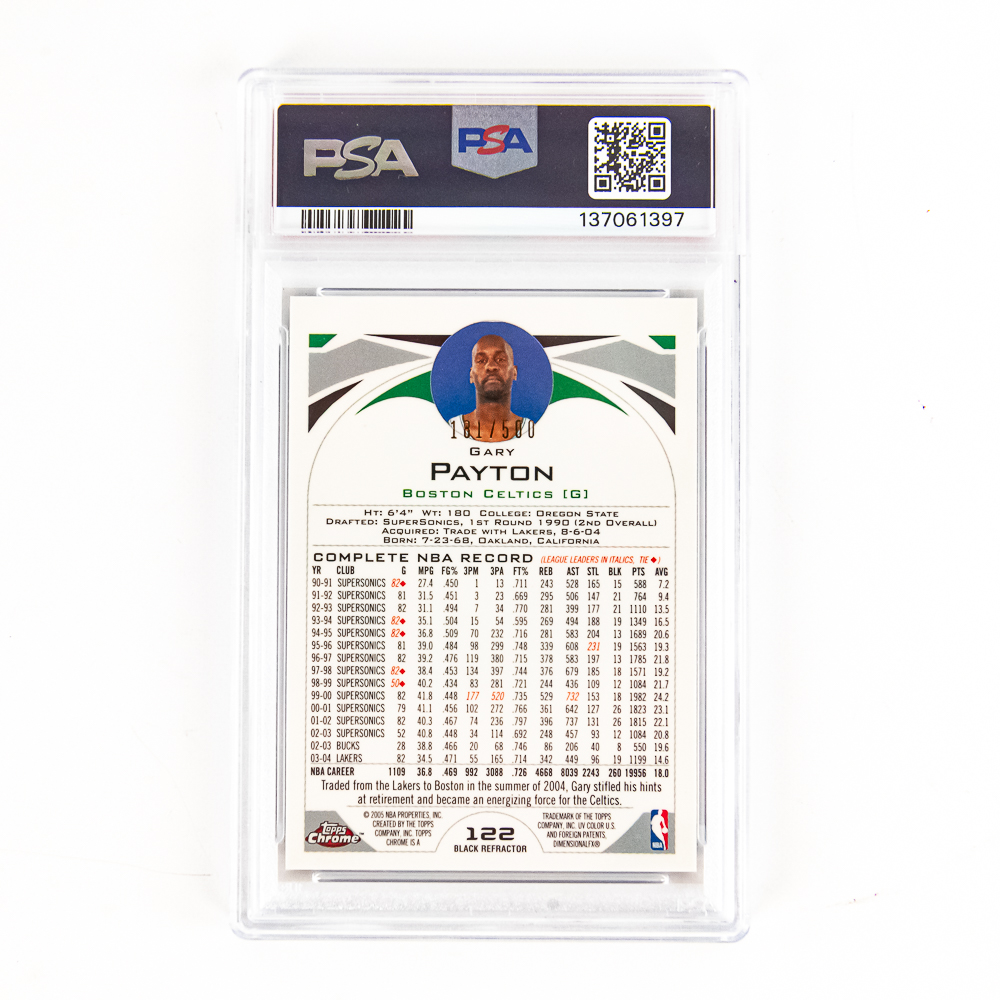 Payton Malone Jefferson Crawford Topps Chrome PSA9