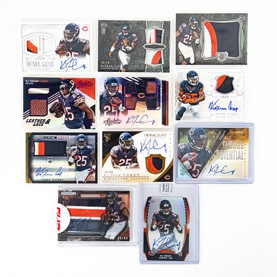 (11) Ka'Deem Number Patch Auto NFL Rookie Cards. (11) Ka'Deem Caray number, patch and/or auto 