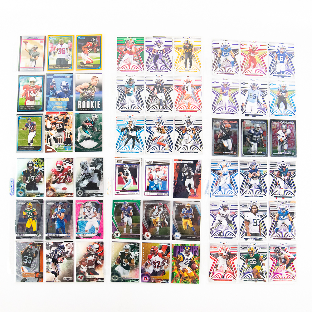 (380) NFL RC Refractor All Star Card Assortment