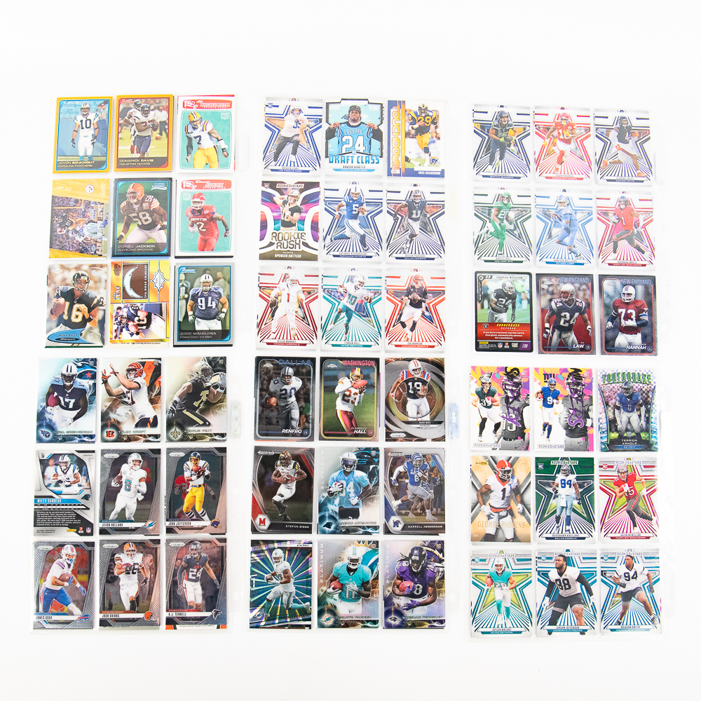 (380) NFL RC Refractor All Star Card Assortment