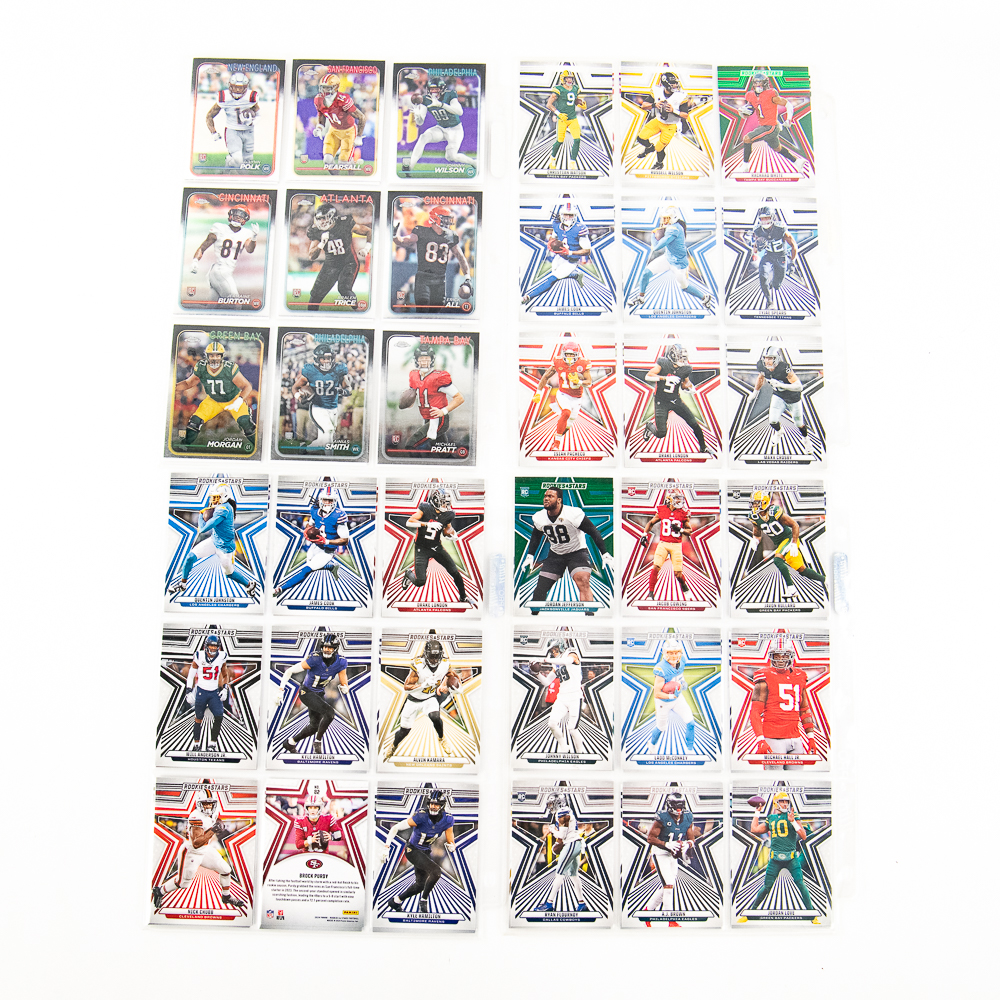 (380) NFL RC Refractor All Star Card Assortment