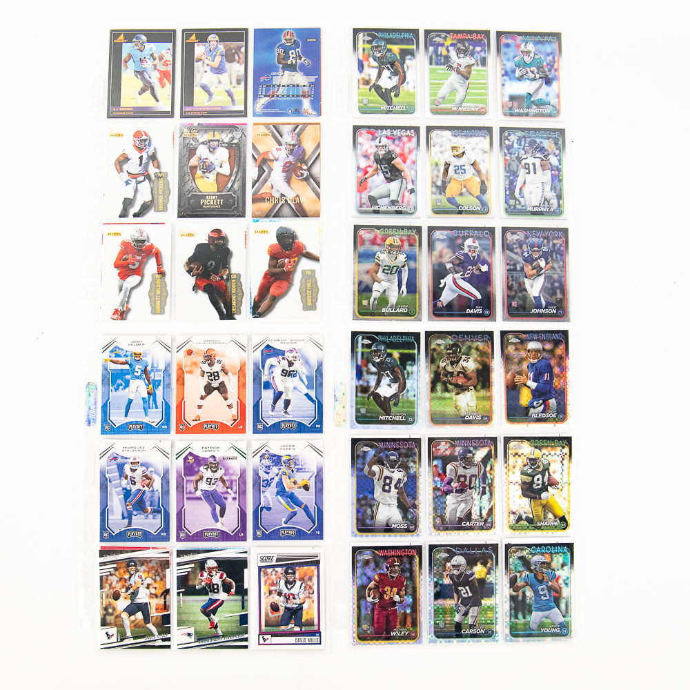(380) NFL RC Refractor All Star Card Assortment