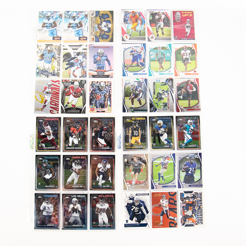 (380) NFL RC Refractor All Star Card Assortment