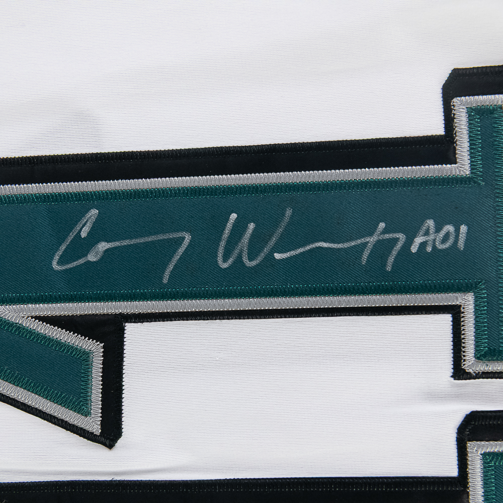 Carson Wentz Autographed Eagles SB 52 Jersey w COA