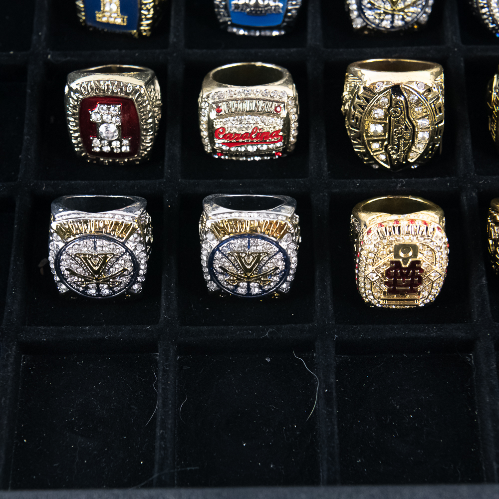 17 Villanova Duke + Collegiante Championship Rings