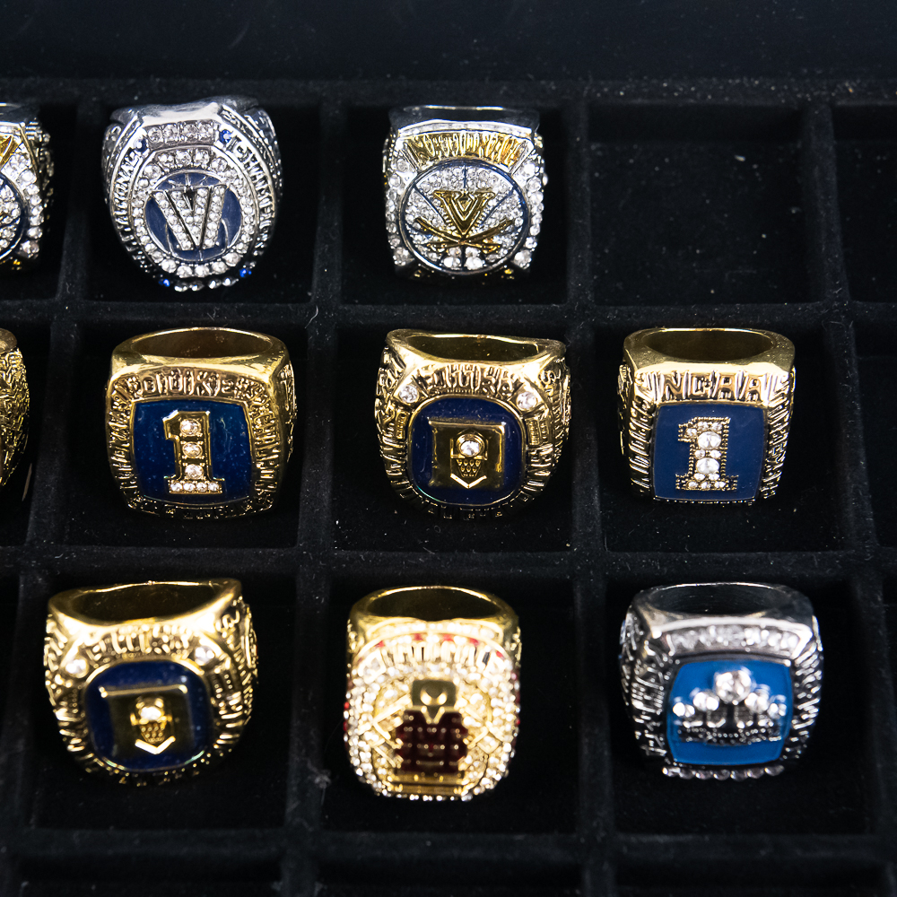 17 Villanova Duke + Collegiante Championship Rings