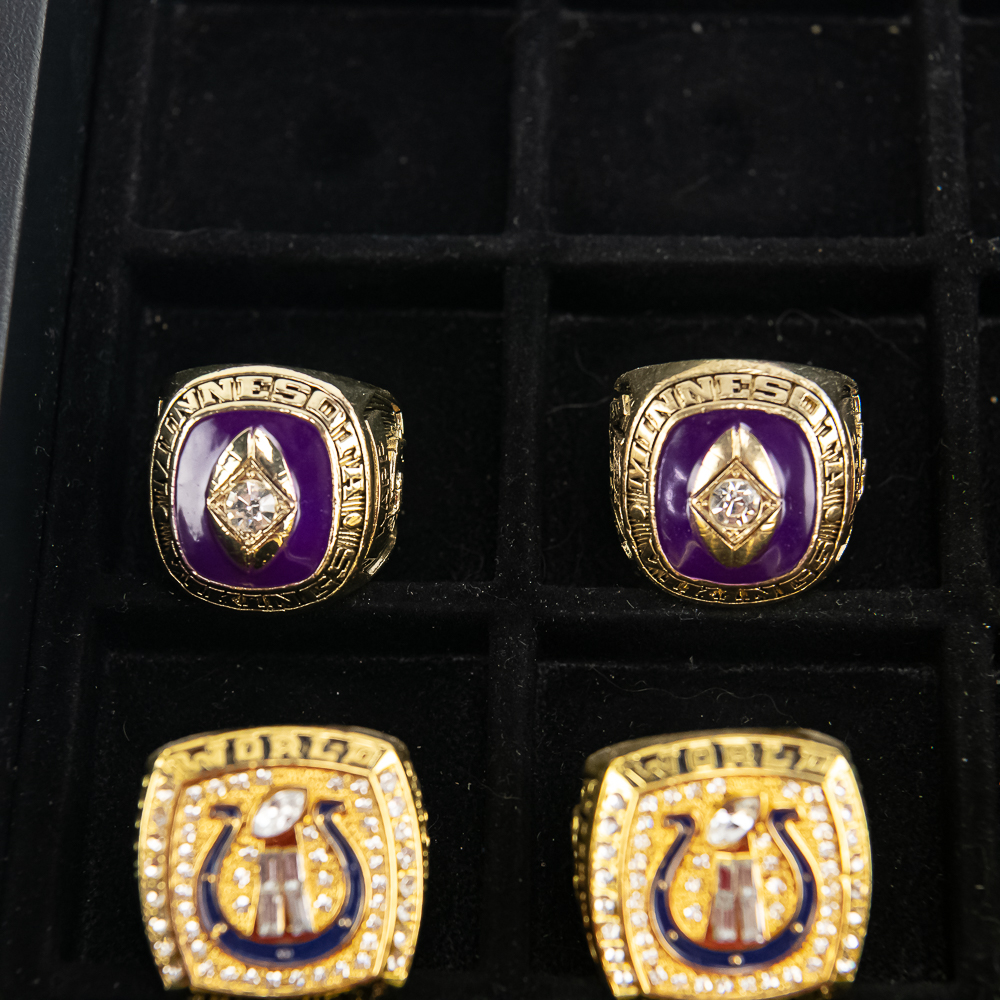 16 Colts Giants Vikings NFL Championship Rings+