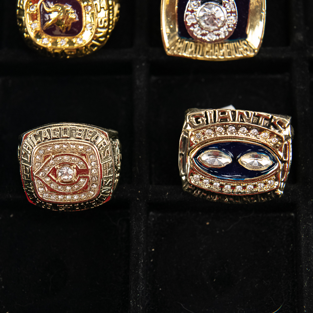16 Colts Giants Vikings NFL Championship Rings+