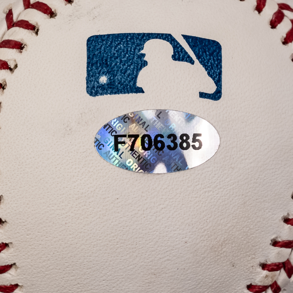 Aaron Rodgers Autographed MLB Baseball w COA