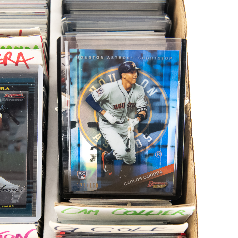 (2500) Assorted MLB Stars Up & Comers RC HOF Cards