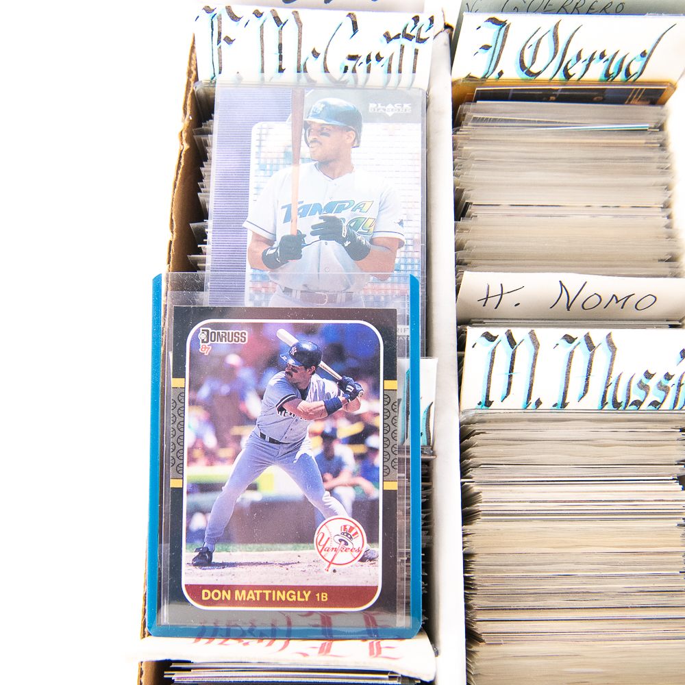 (4000) Assorted MLB Stars Up & Comers RC HOF Cards