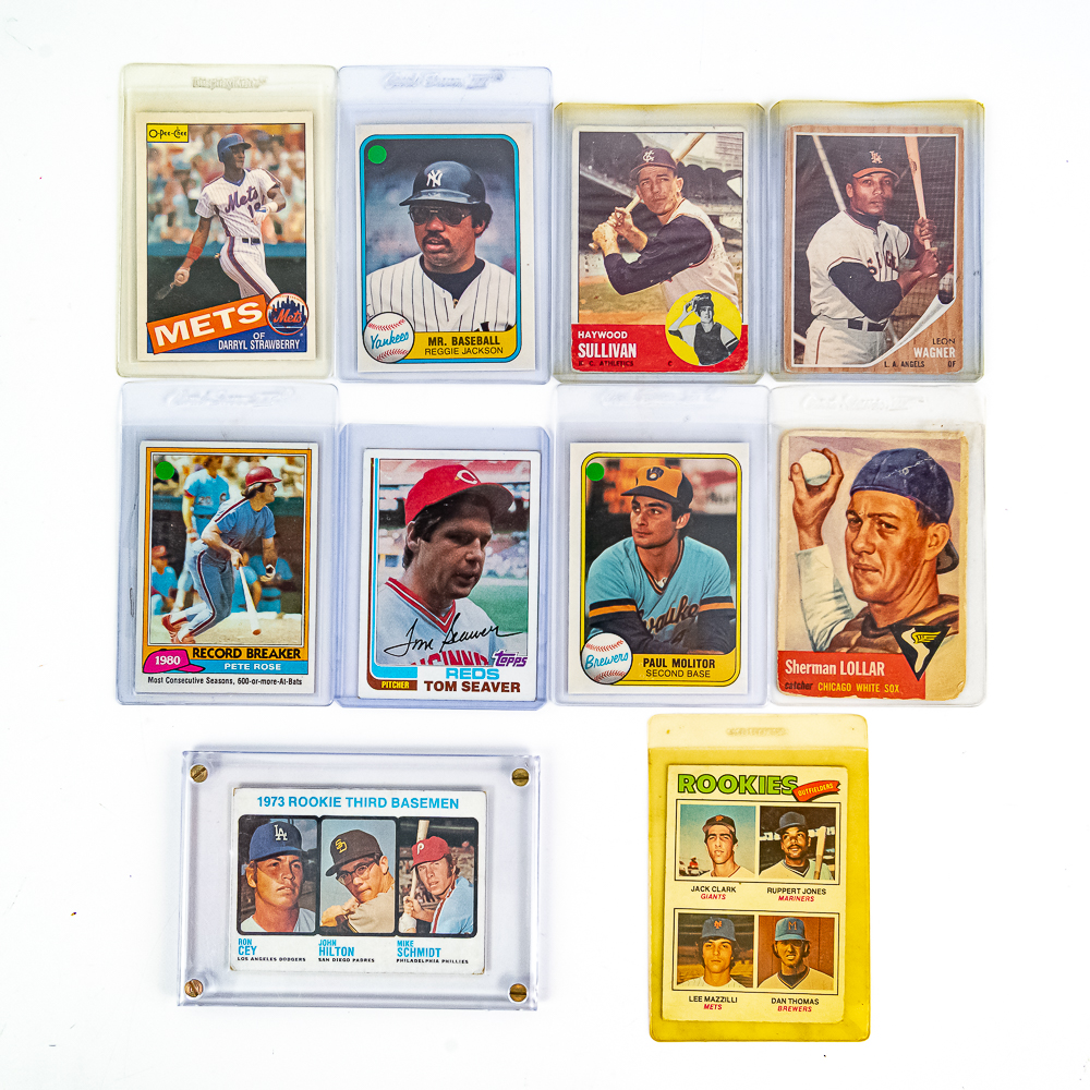 1973 Topps Mike Schmidt #615 RC & Raw Vintage MLB