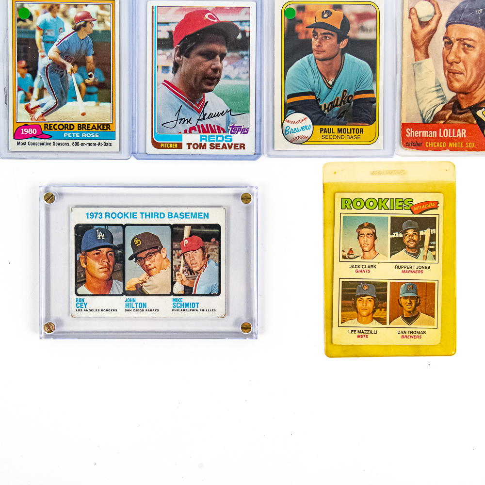 1973 Topps Mike Schmidt #615 RC & Raw Vintage MLB
