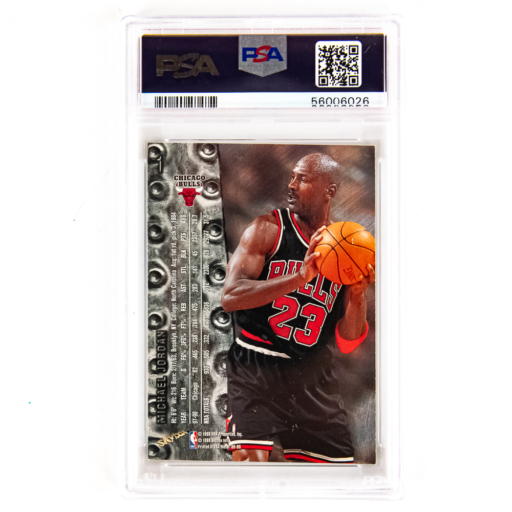1998 Metal Universe #1 Michael Jordan PSA 7 NM