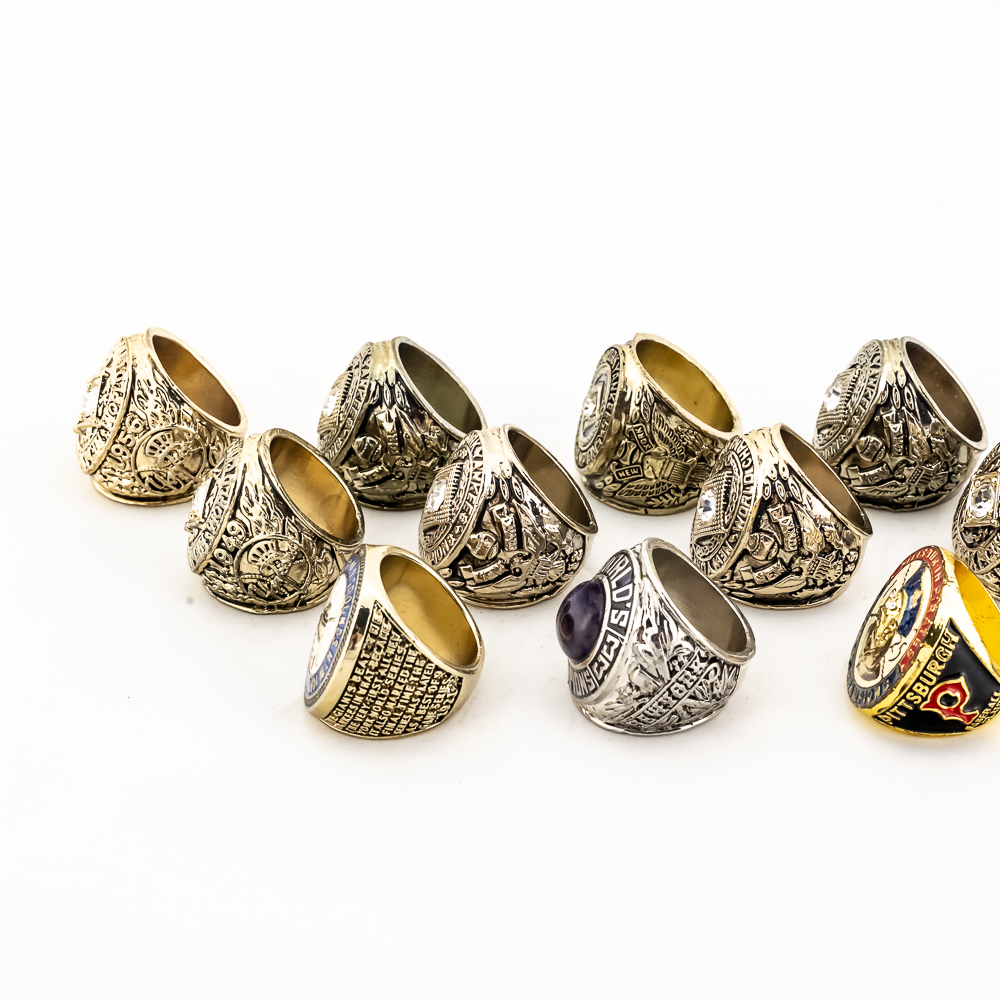 (17) NY Yankees As & Pirates Championship Rings