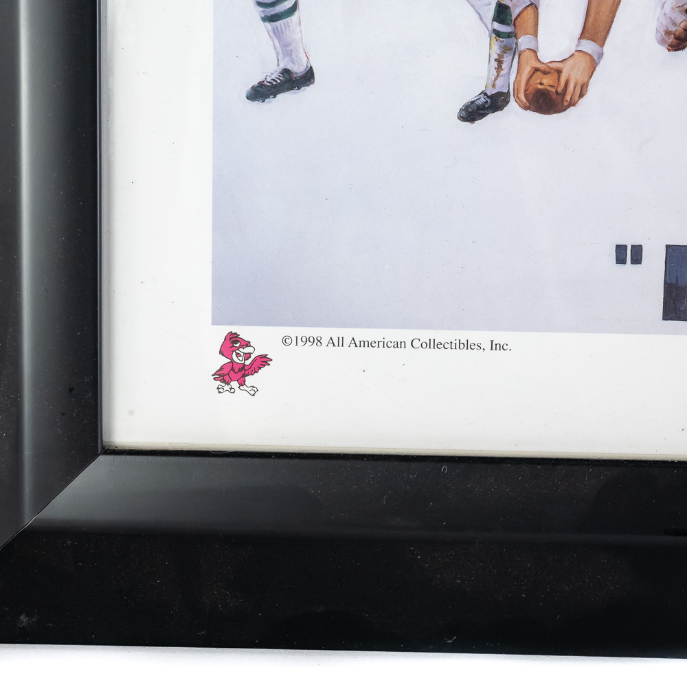 Joe Namath Autographed I Guarantee IT Framed Print