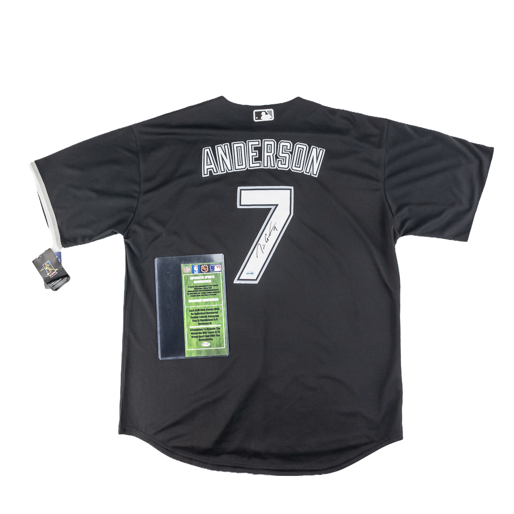 Tim Anderson Autographed White Sox Jersey w COA