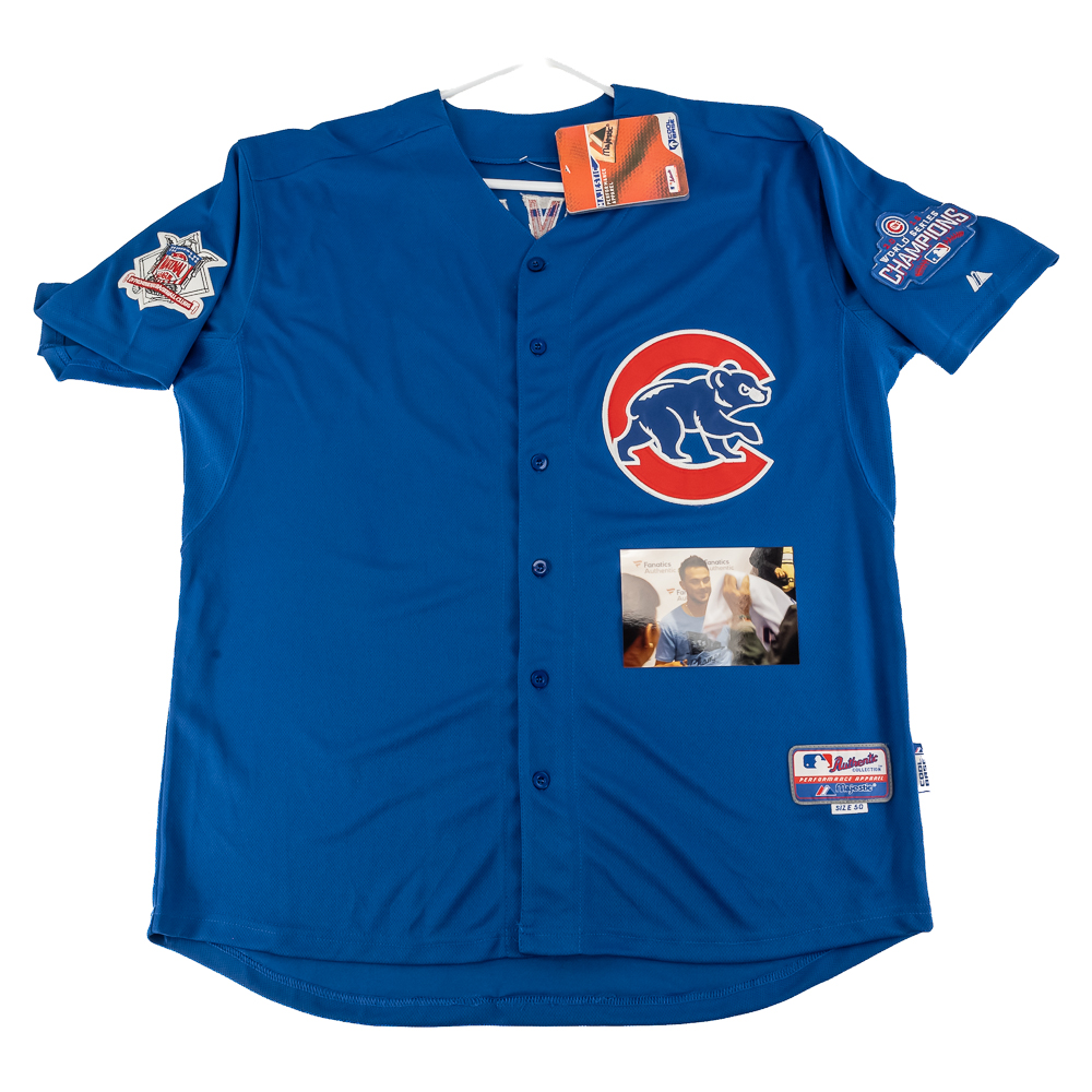 Kris Bryant Autographed 2016 Cubs WS Jersey w COA