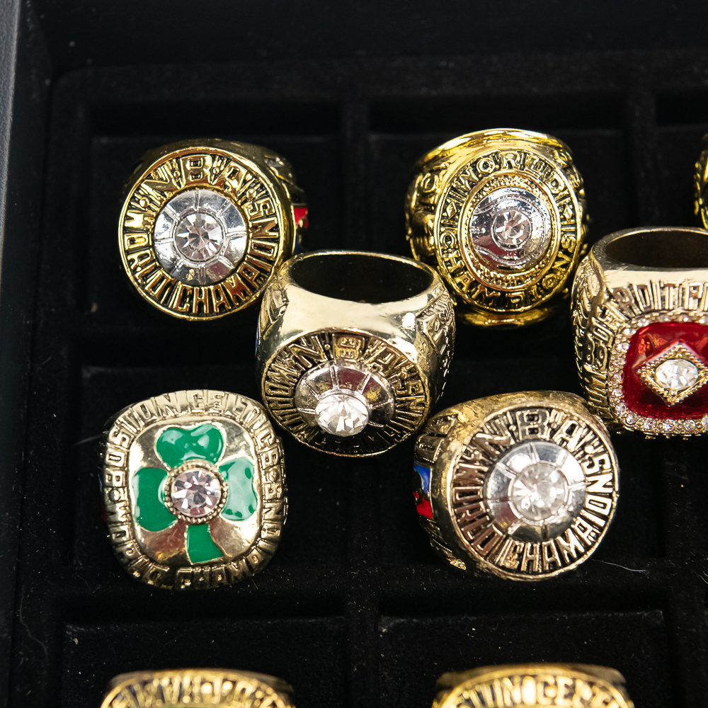 (19) Cavs Celtics & Pistons NBA Championship Rings