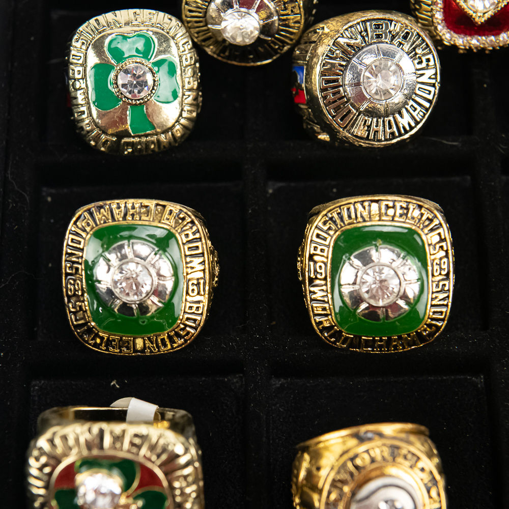 (19) Cavs Celtics & Pistons NBA Championship Rings