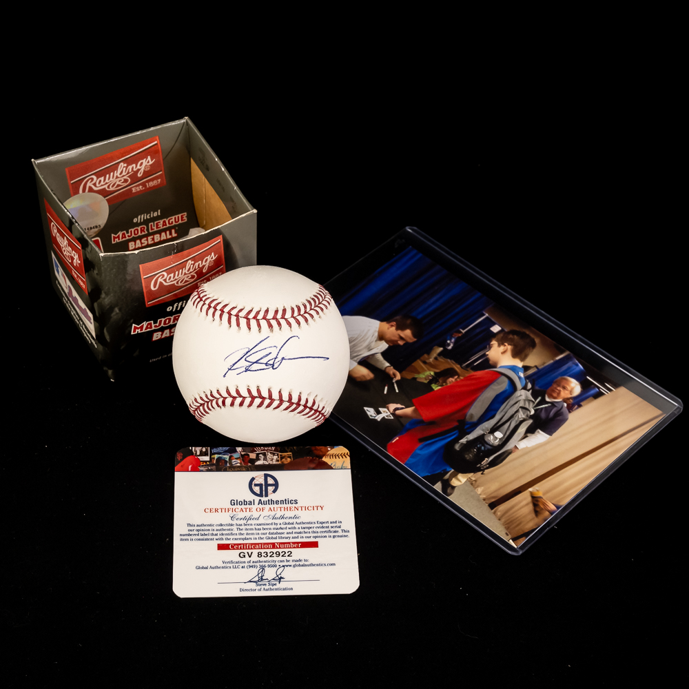 Kyle Schwarber Autographed MLB Baseball w COA