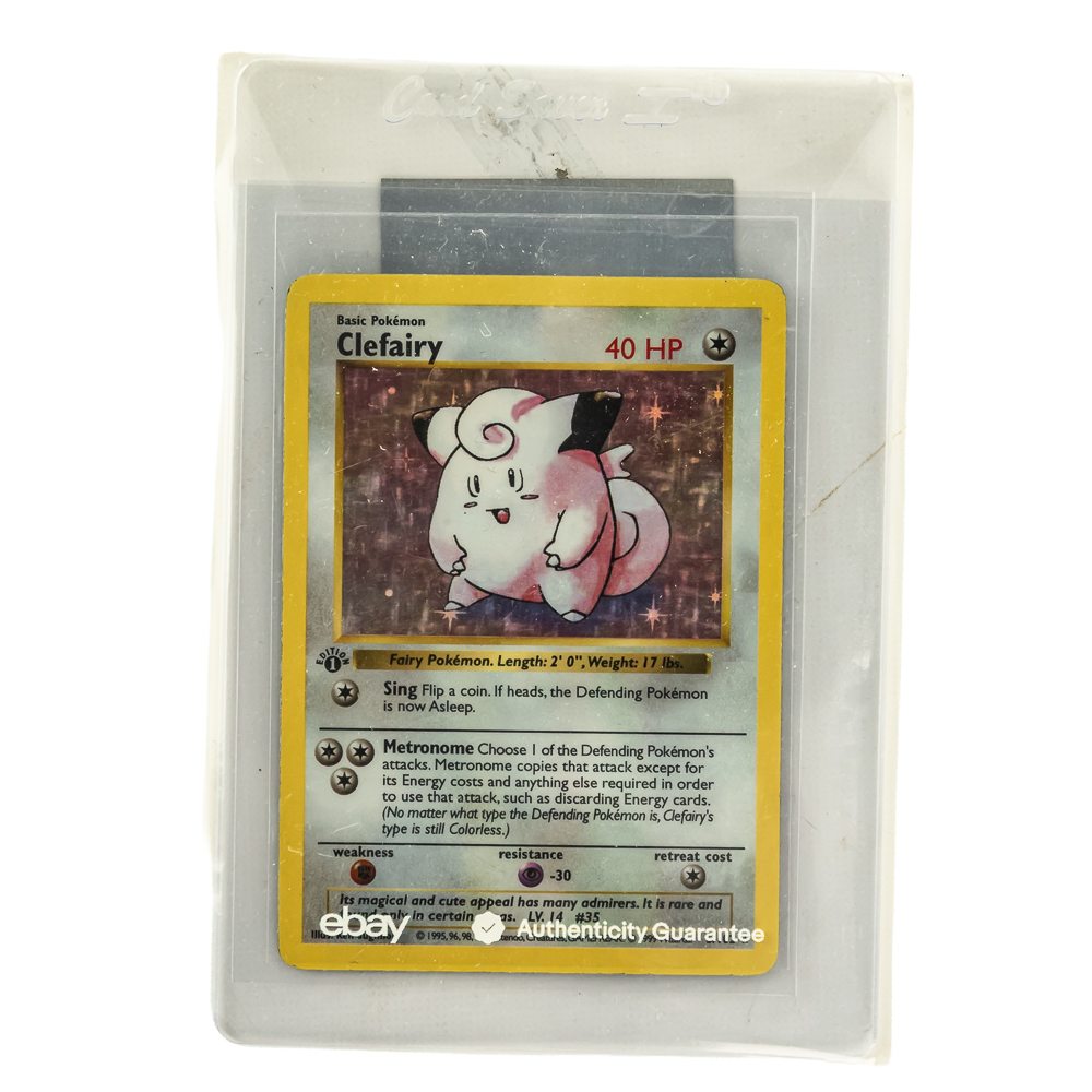 Pokemon 1st Edition Shadowless Clefairy Holo Base