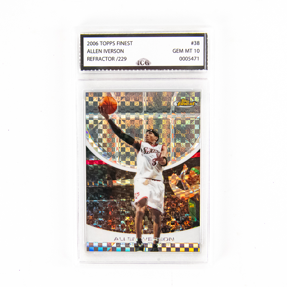 2006 Topps Finest #38 Allen Iverson Refractor /229