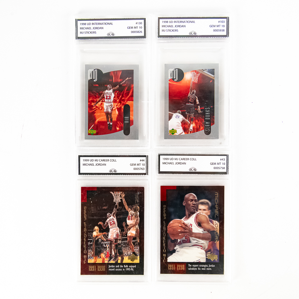 1998 & 1999 UD Michael Jordan NBA Cards ICG 10