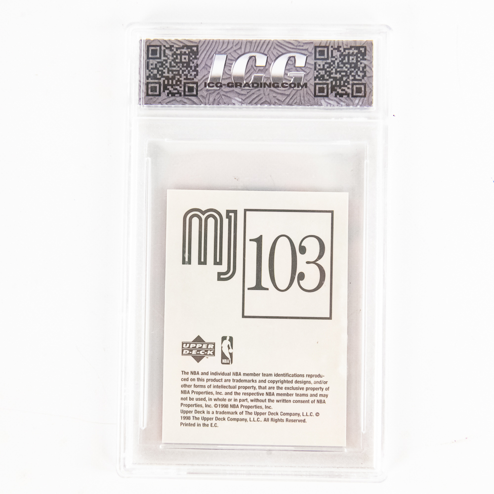 1998 & 1999 UD Michael Jordan NBA Cards ICG 10
