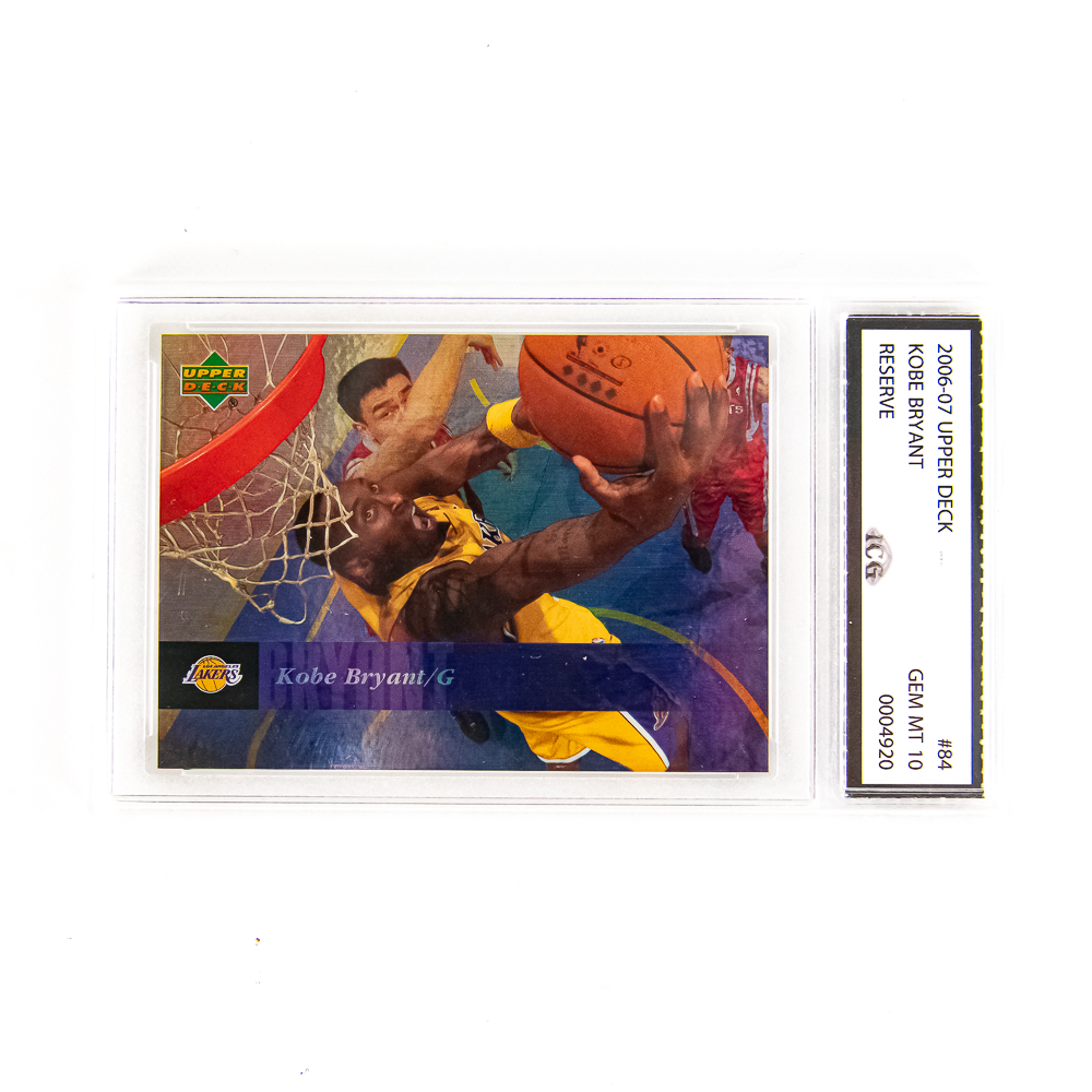 Kobe Bryant 02 Topps & 06 Upper Deck #84 ICG 10