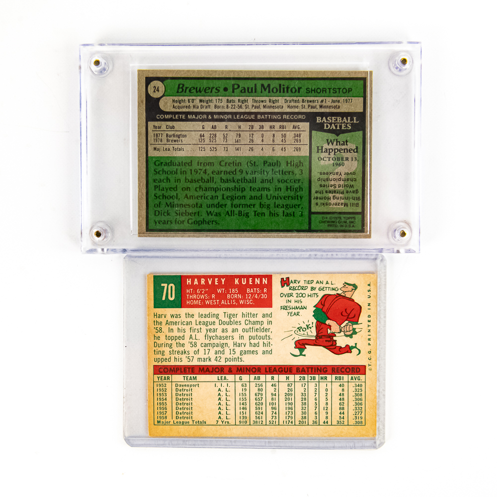 1960 Topps #300 Hank Aaron CGC 3 VG Molitor Yount+