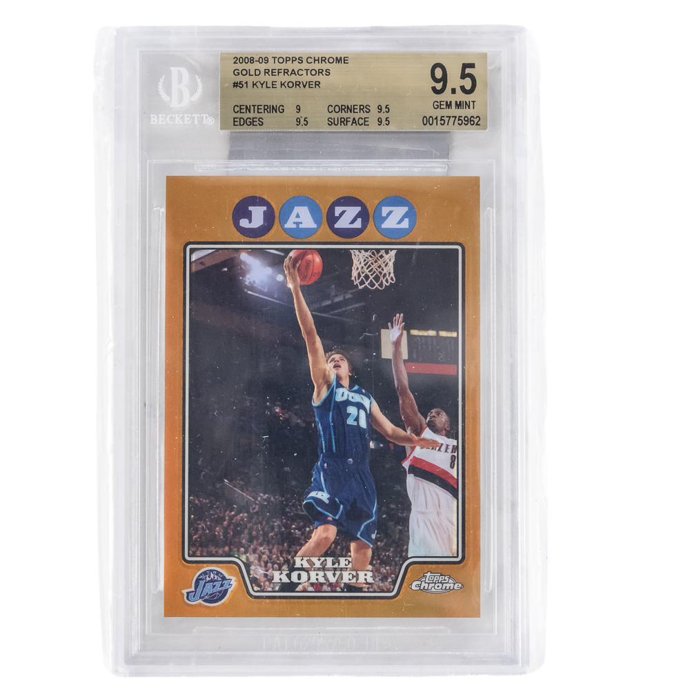 08 Topps Chrome Gold Refractors #51 Kyle Korver