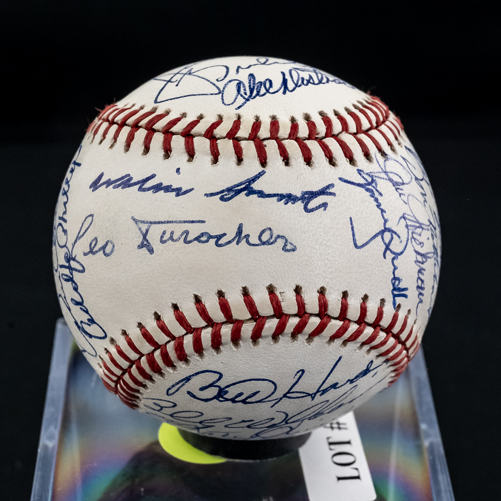 1969 Cubs Reunion Autographed Baseball pre 1991