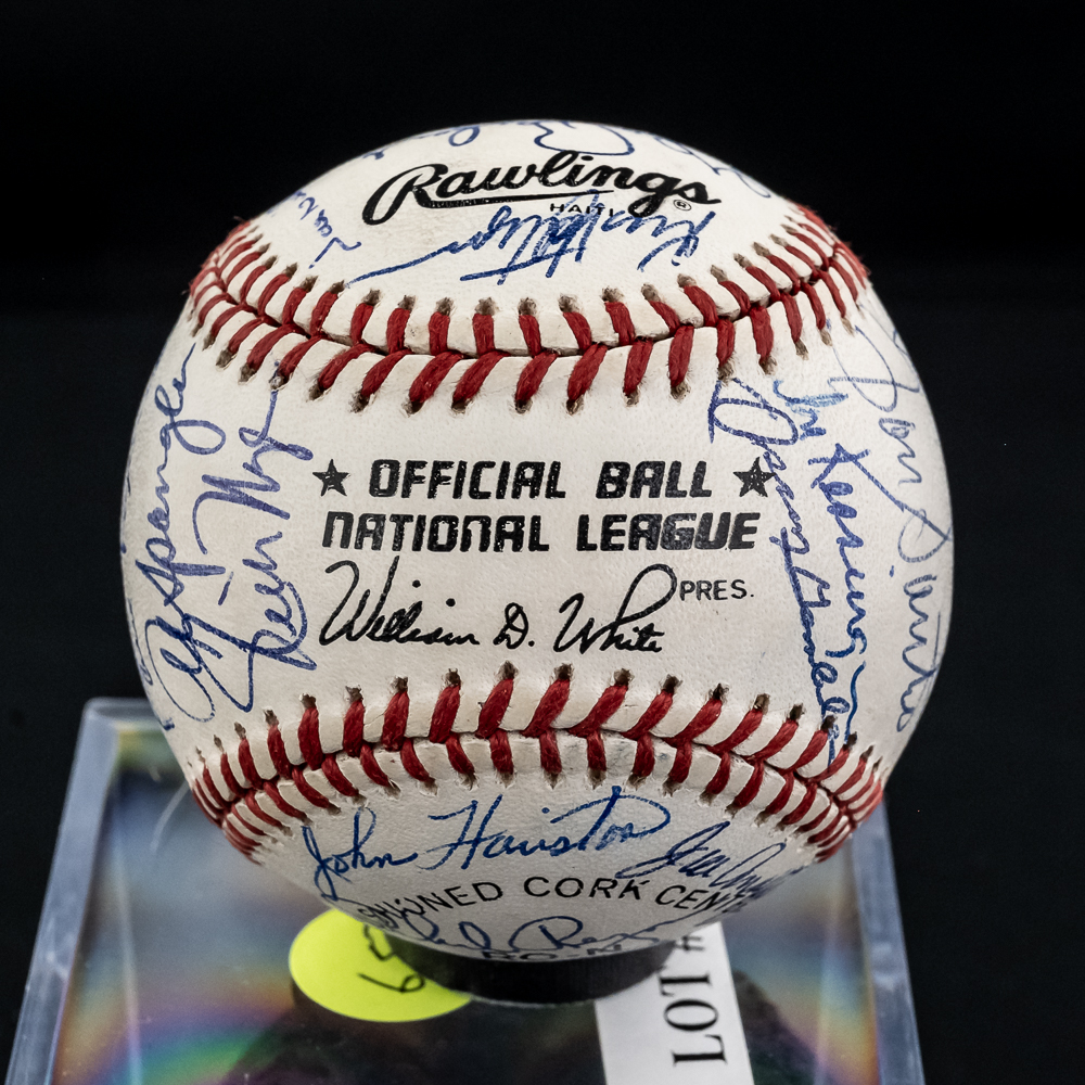 1969 Cubs Reunion Autographed Baseball pre 1991
