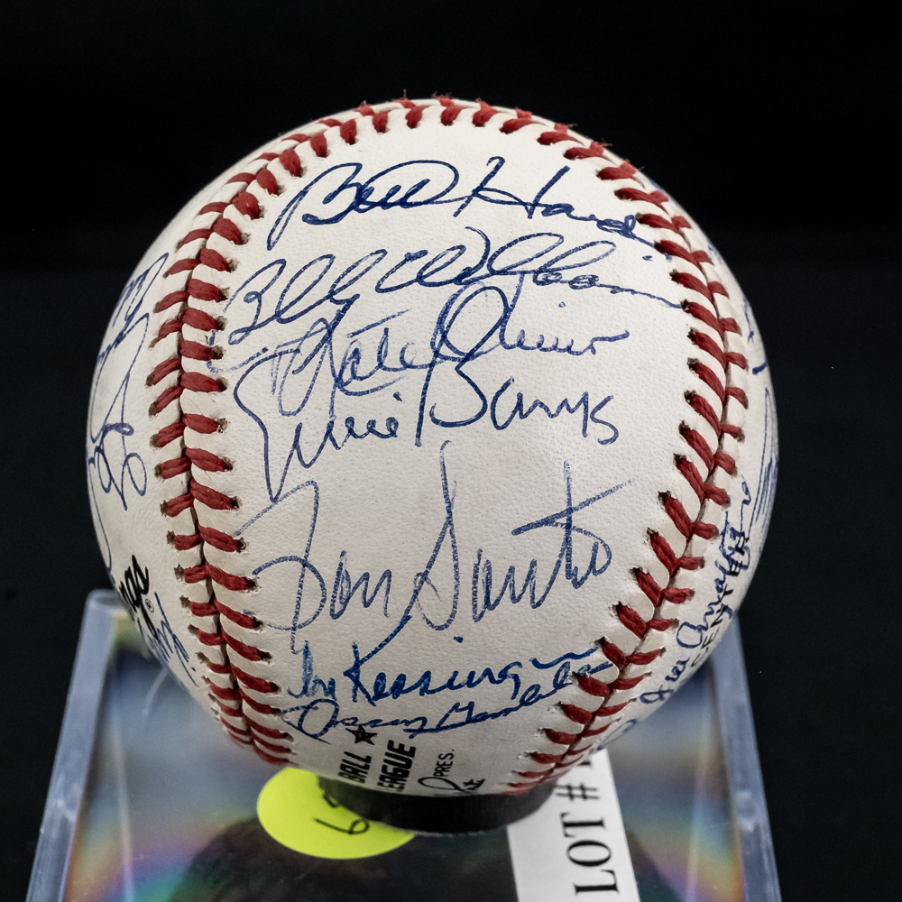 1969 Cubs Reunion Autographed Baseball pre 1991