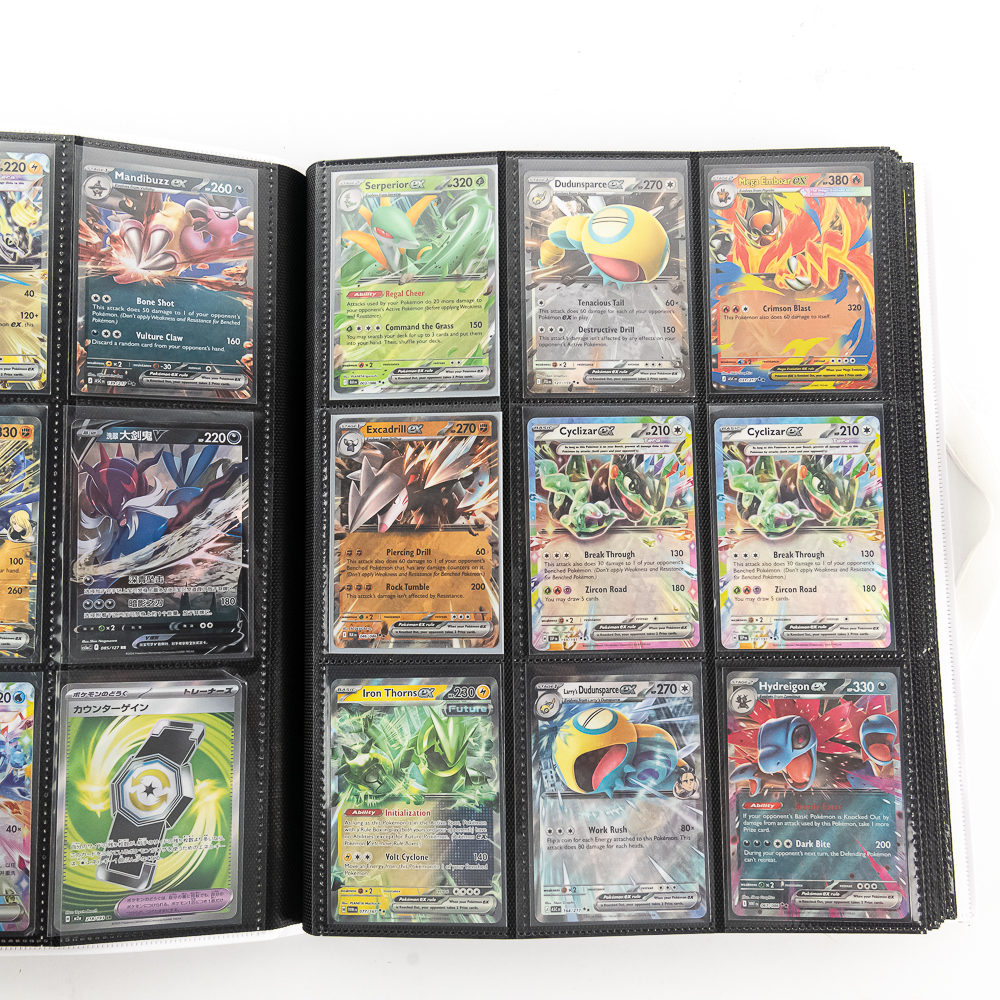 (255) Pokemon Full Art Secret Rares Hollos Binder
